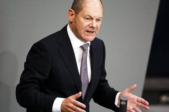 Bundesfinanzminister Olaf Scholz bei der Verabschiedung des Bundeshaushalts 2018.