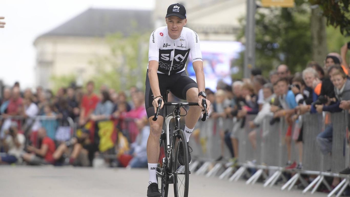 Bei der Teampräsentation am Donnerstag wurde der viermalige Tour-Sieger Christopher Froome teilweise ausgepfiffen.