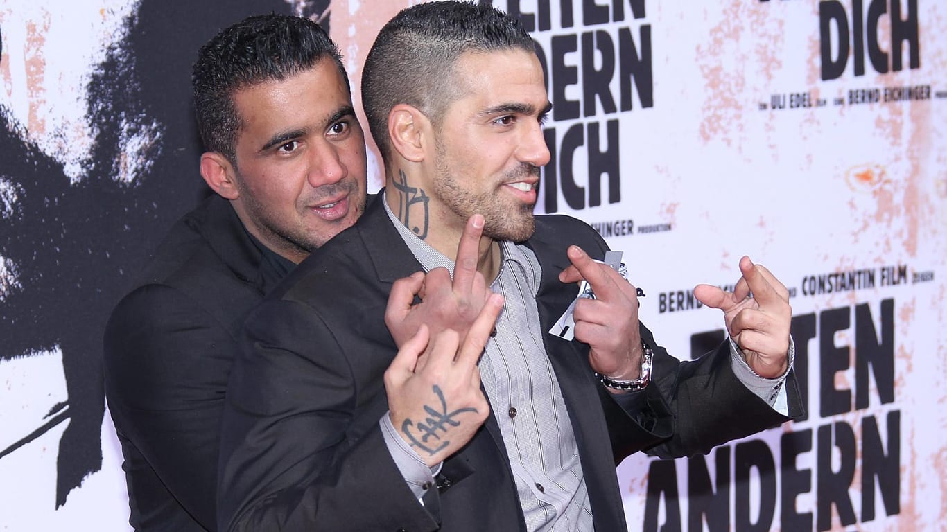 Zeiten ändern dich: Bushido rechnet in seinem neuen Song mit seinen alten Weggefährten ab. Hier im Bild mit Arafat Abou-Chaker anlässlich der Premiere des gemeinsamen Films.