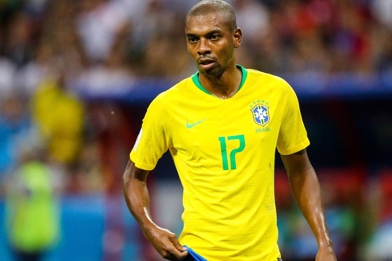 Unglücklicher Auftritt gegen Belgien: Brasiliens Fernandinho.