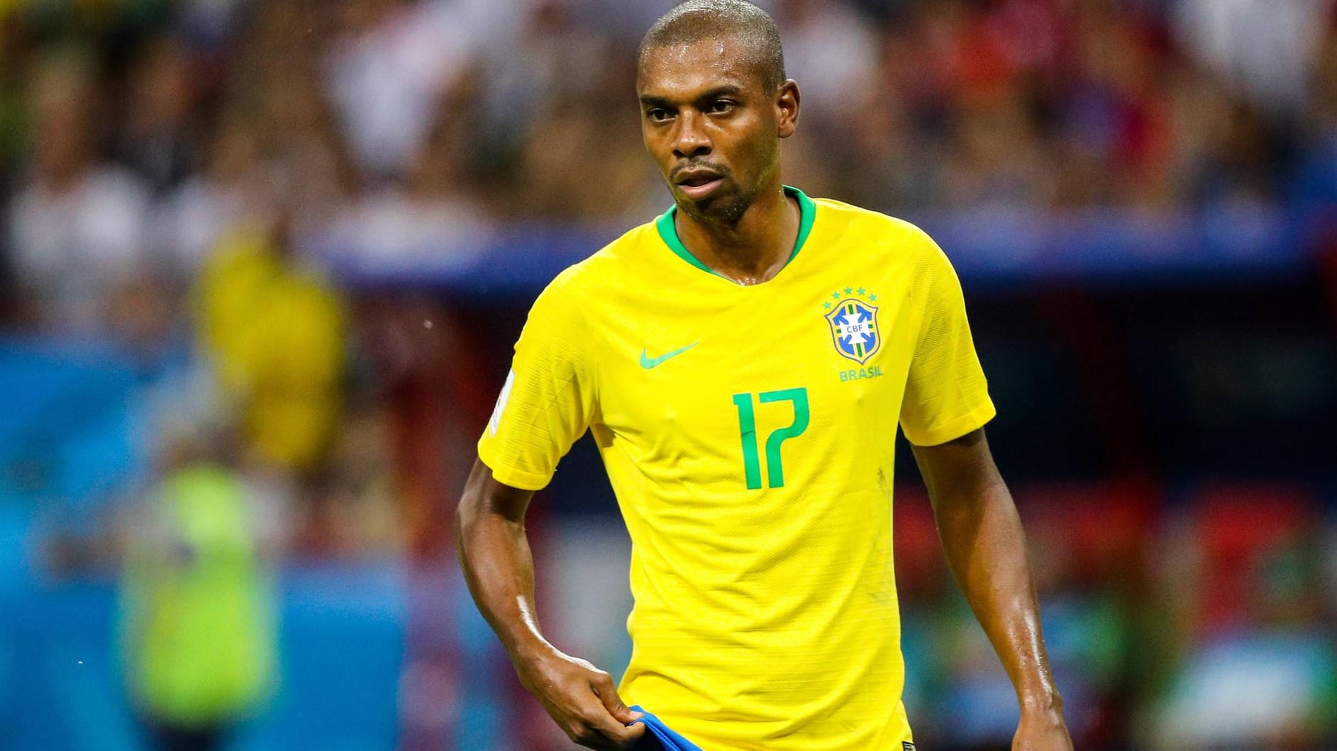 Unglücklicher Auftritt gegen Belgien: Brasiliens Fernandinho.