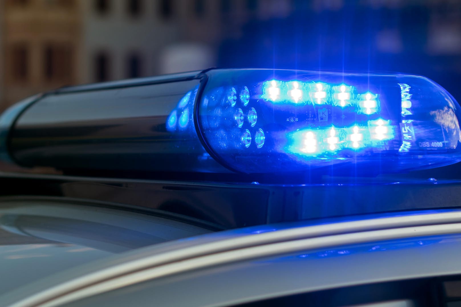 Das Blaulicht auf einem Fahrzeug der Polizei: Die Beamten nahmen neun Personen fest, die meisten kamen aber schnell wieder freie.