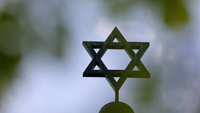 Davidstern einer Synagoge. Davidstern einer Synagoge.