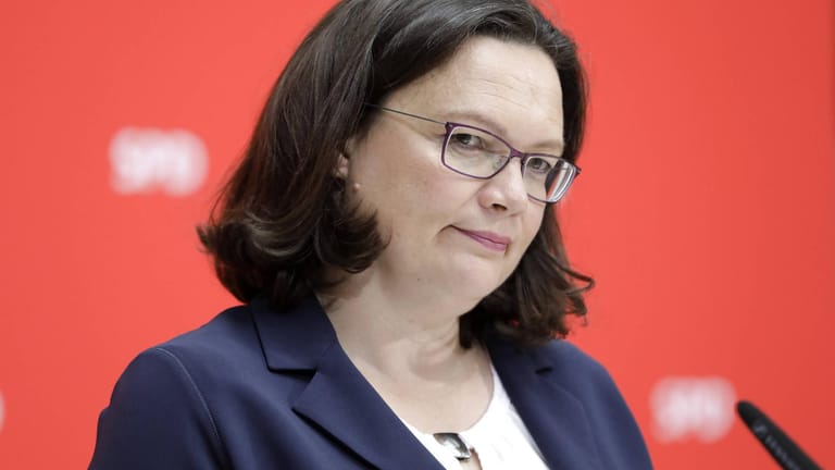 SPD-Chefin Andrea Nahles: Die Wortwahl der CSU-Politiker in Asylstreit hält sie für gefährlich.