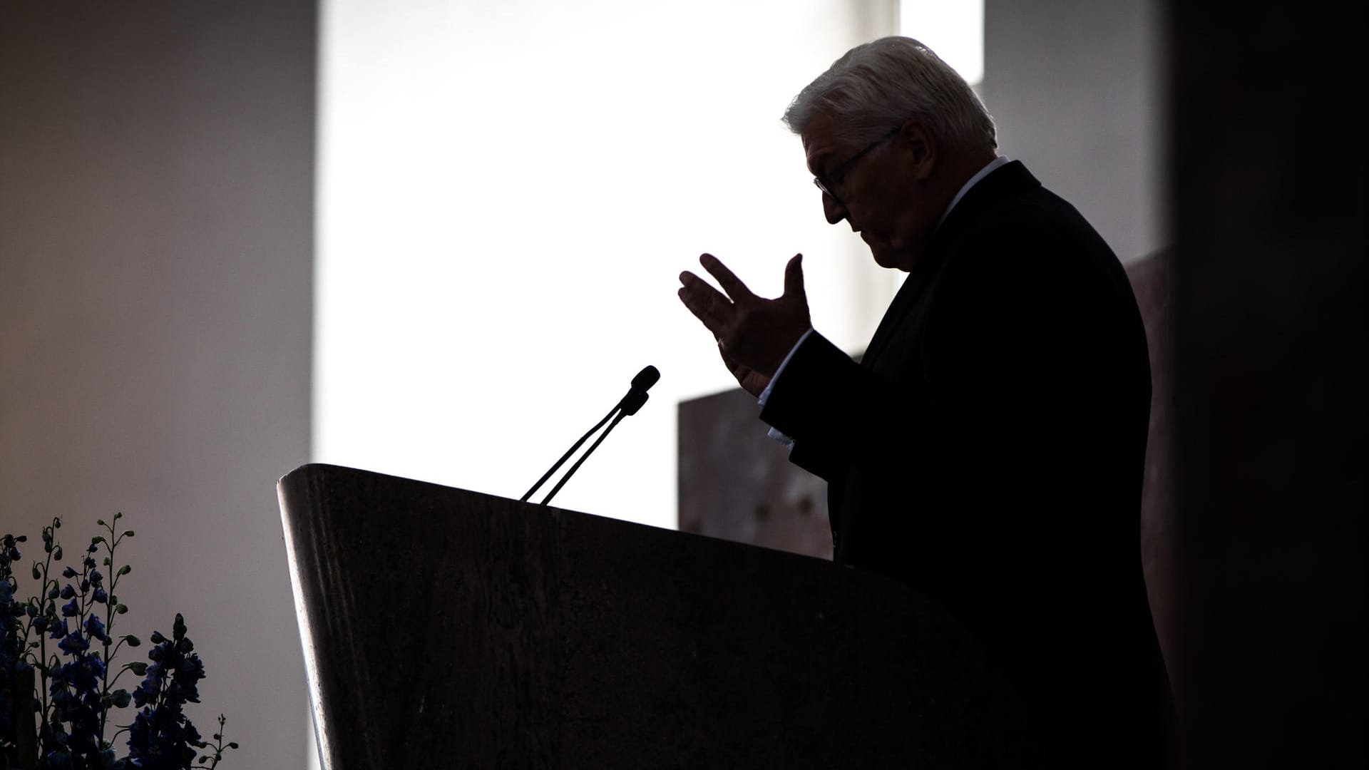 Frank-Walter Steinmeier hält eine Rede: Der Bundespräsident hat die Sprachverrohung in der Politik scharf kritisiert.