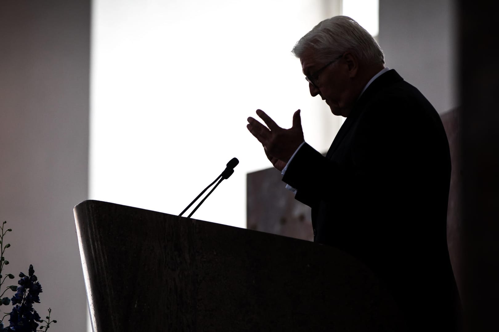 Frank-Walter Steinmeier hält eine Rede: Der Bundespräsident hat die Sprachverrohung in der Politik scharf kritisiert.
