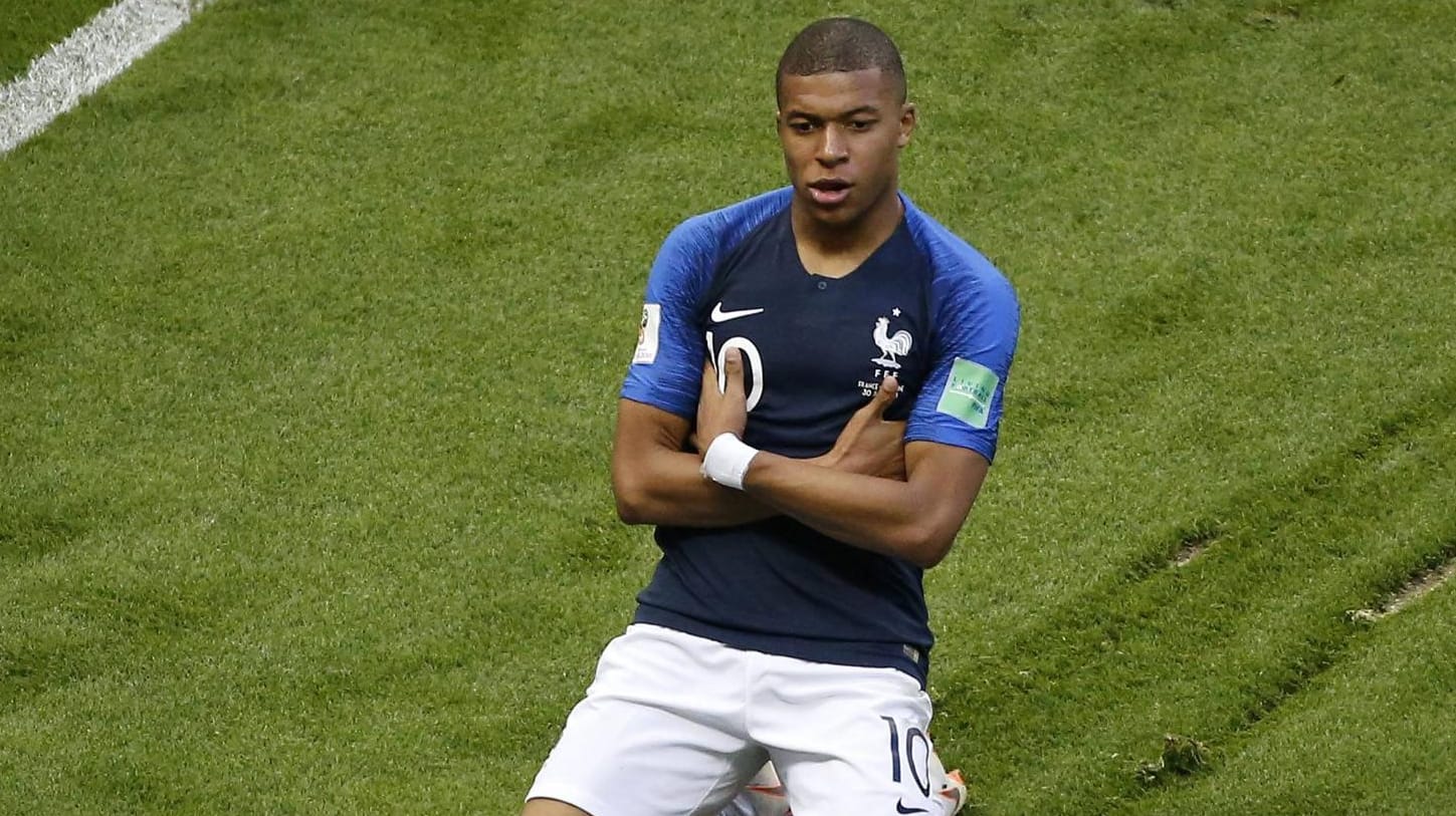 Gegen Argentinien traf Kylian Mbappé doppelt.