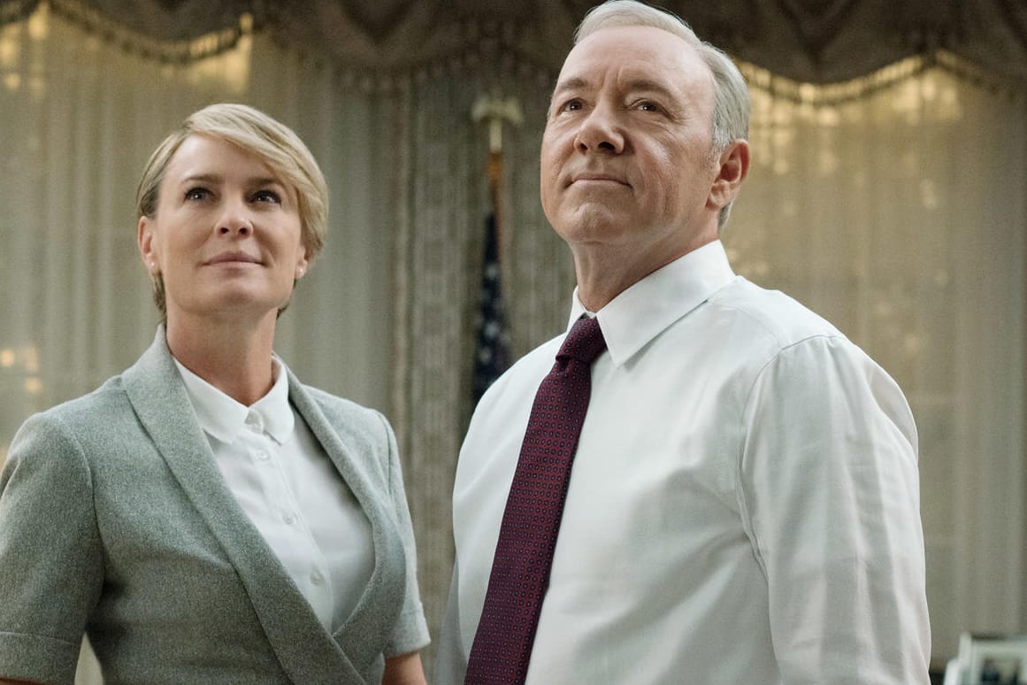 In ihren Rollen bei "House of Cards": Robin Wright und Kevin Spacey.