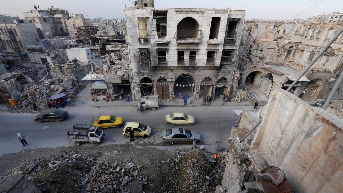 Aleppo im Februar 2018: Von der Altstadt der Metropole sind nur Ruinen geblieben.