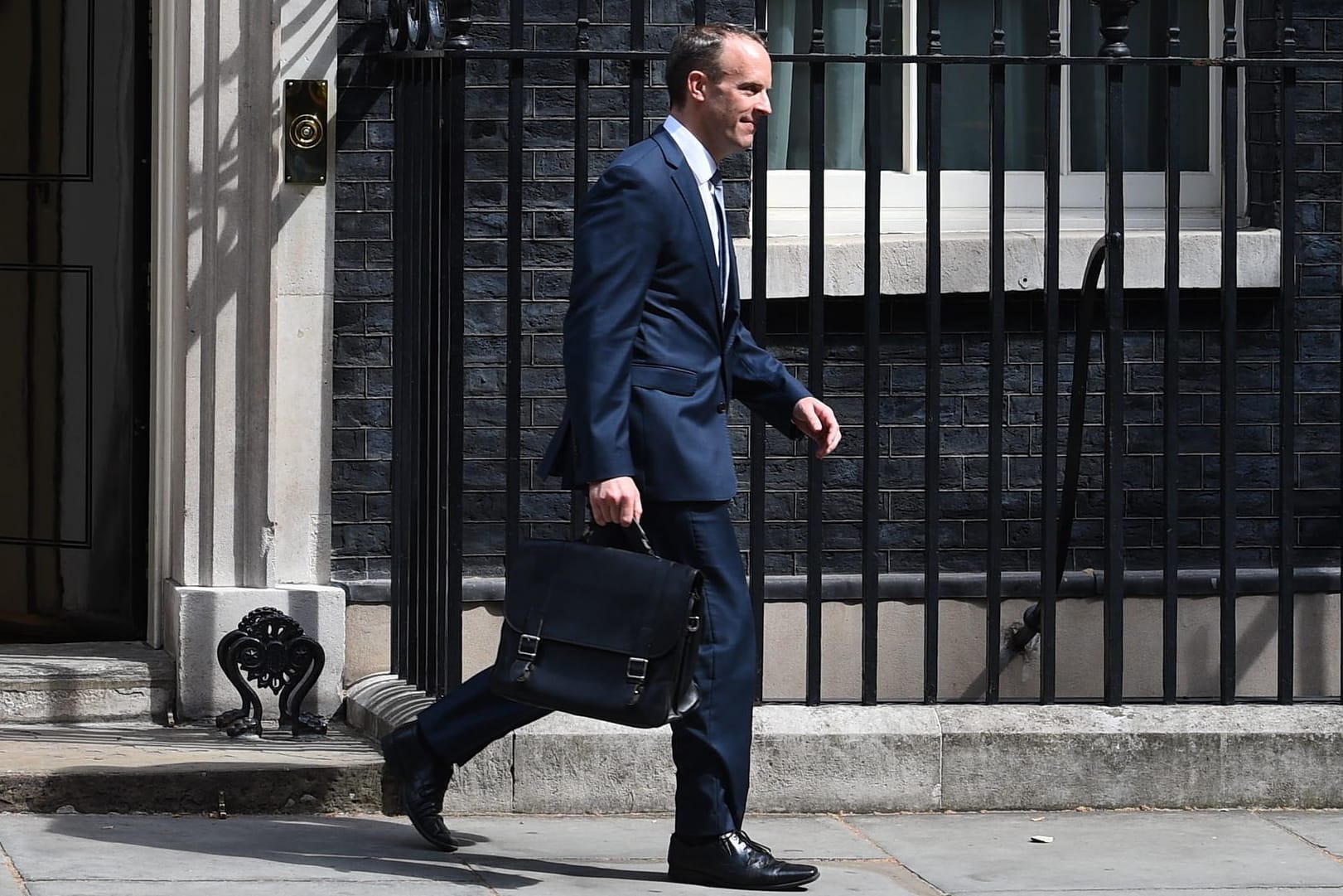 Dominic Raab nach seiner Ernennung zum Brexit-Minister: Der ehemalige Bauminister gilt als überzeugter Brexit-Befürworter.