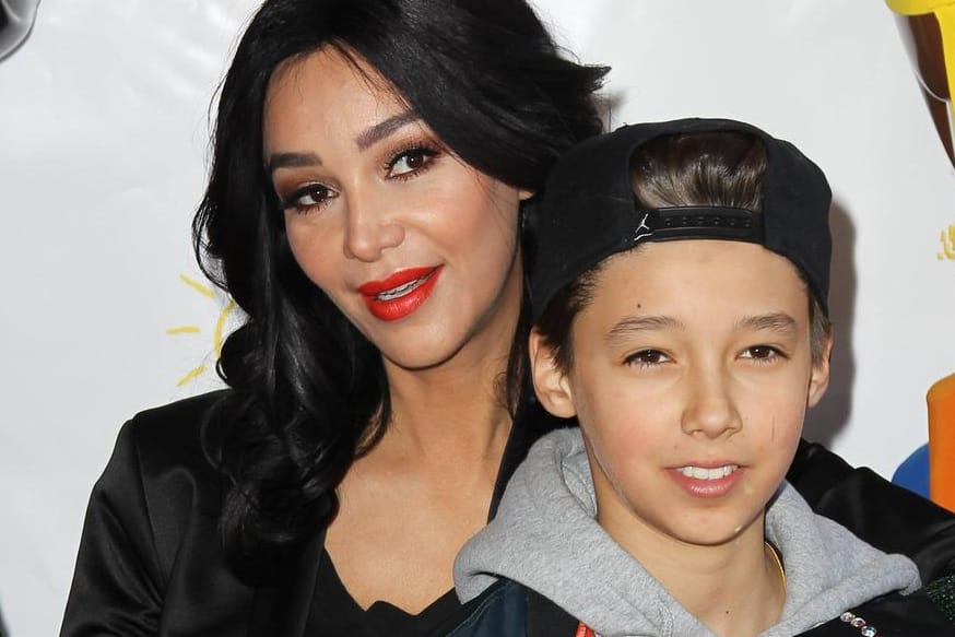 Verona Pooth mit Sohn San Diego: Er tritt jetzt in die Fußstapfen seiner erfolgreichen Mutter.