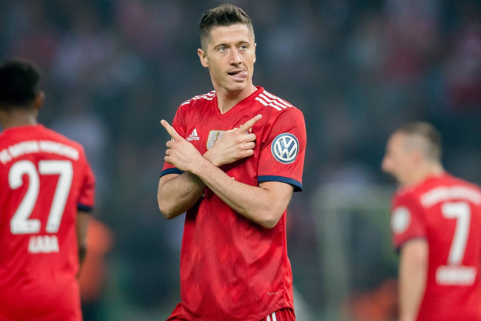 Bei Bayern treffsicherer als bei der Weltmeisterschaft: Robert Lewandowski erzielte in 195 Pflichtspielen für den FCB 151 Treffer. Bei der WM gelang ihm gegen Senegal, Kolumbien und Japan kein Tor.