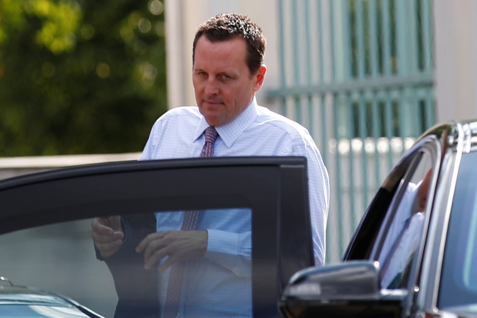 Richard Grenell in Meseberg: Der US-Botschafter fordert die deutsche Regierung auf, das Unternehmen mit dem Iran zu unterbinden.