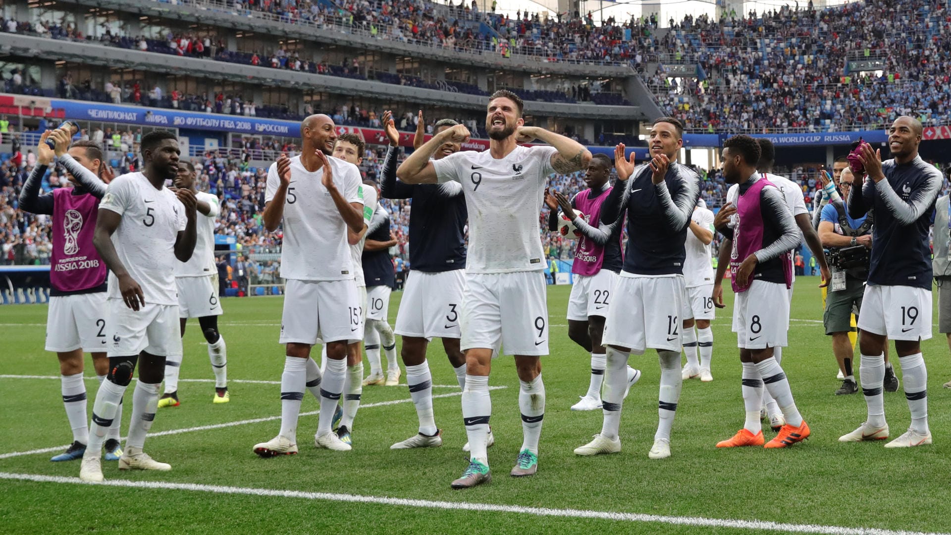 Frankreich hat allen Grund zur Freude: "Die Blauen" stehen nicht nur WM-Halbfinale und sind ihrer Favoritenrolle gerecht geworden, sie sind auch die teuerste WM-Mannschaft.