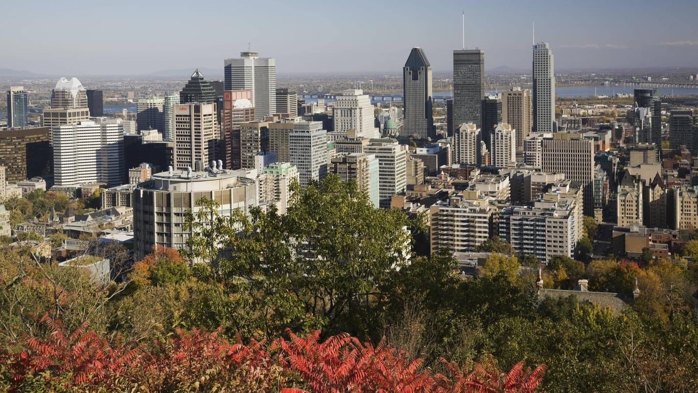 Skyline von Montreal: Hier starben wegen der anhaltenden Hitze schon 34 Menschen. (Archivbild)