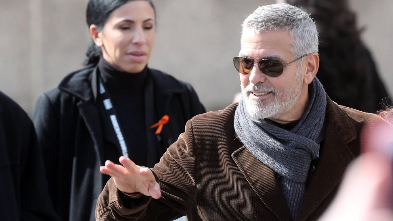Sorge um den Hollywoodstar: George Clooney hatte am Dienstag einen Unfall.