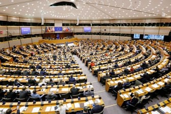 Blick in das Europaparlament.