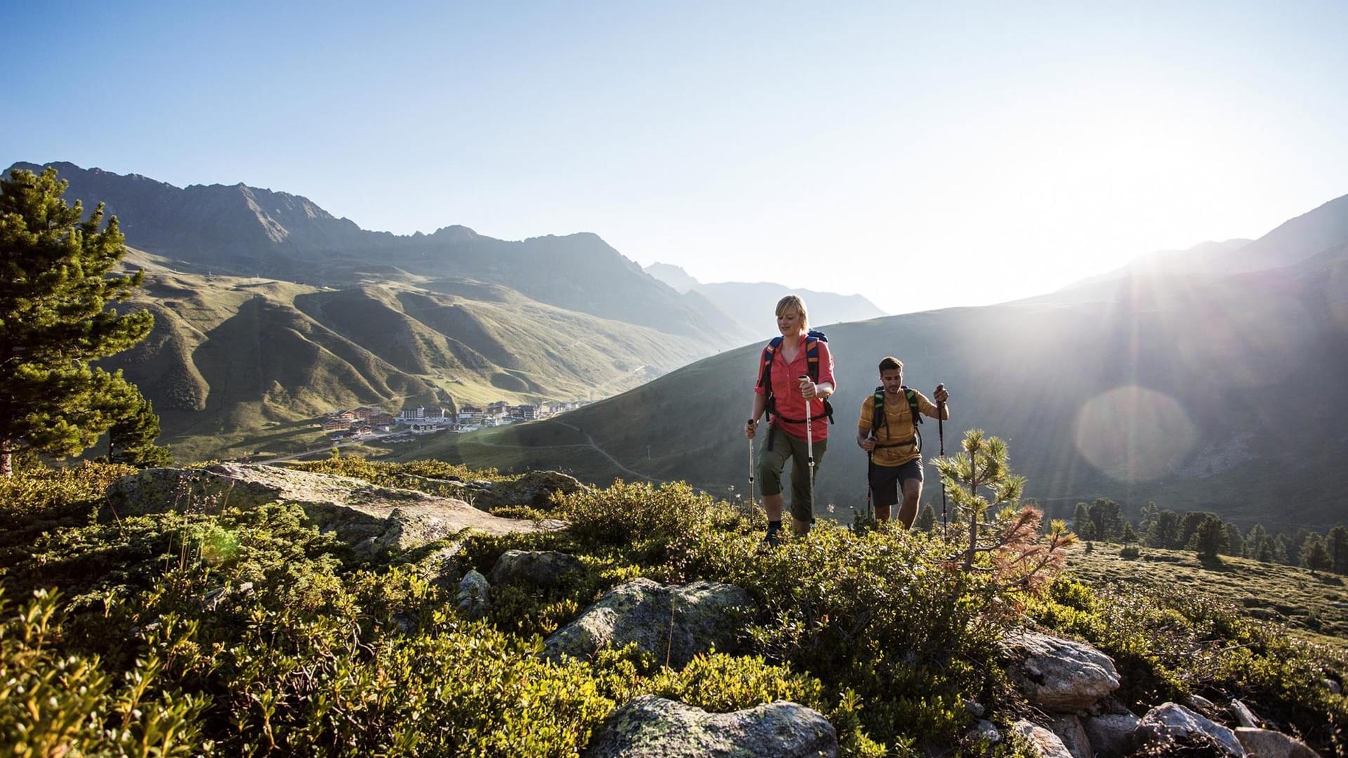 Blick auf die Bergwelt bei Kühtai: Auch der Weg über den Innsbruck Trek kommt hier vorbei.