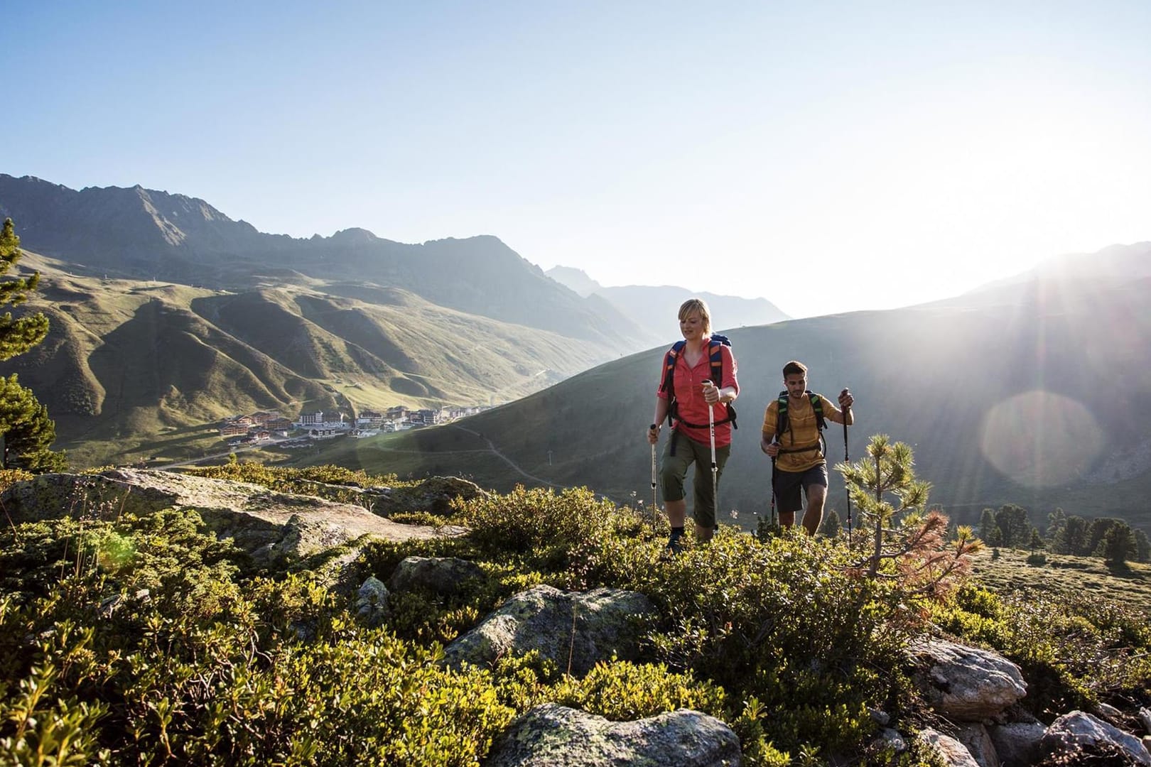 Blick auf die Bergwelt bei Kühtai: Auch der Weg über den Innsbruck Trek kommt hier vorbei.