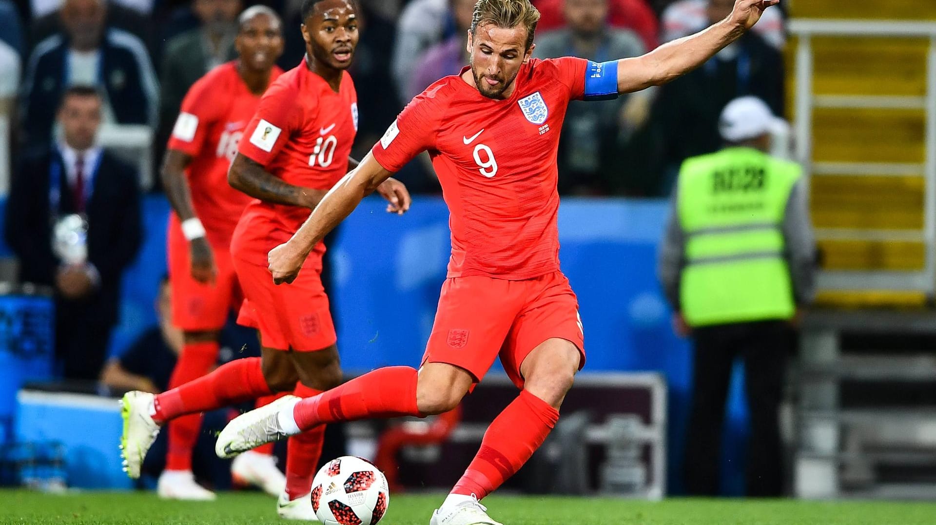 Harry Kane im Spiel gegen Kolumbinen: Schon jetzt ist Kane der König der "Three Lions".