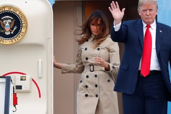Donald Trump bei der Ankunft in Brüssel