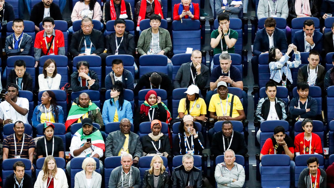 Mehr Zuschauer als Fans: Das Problem einer WM.