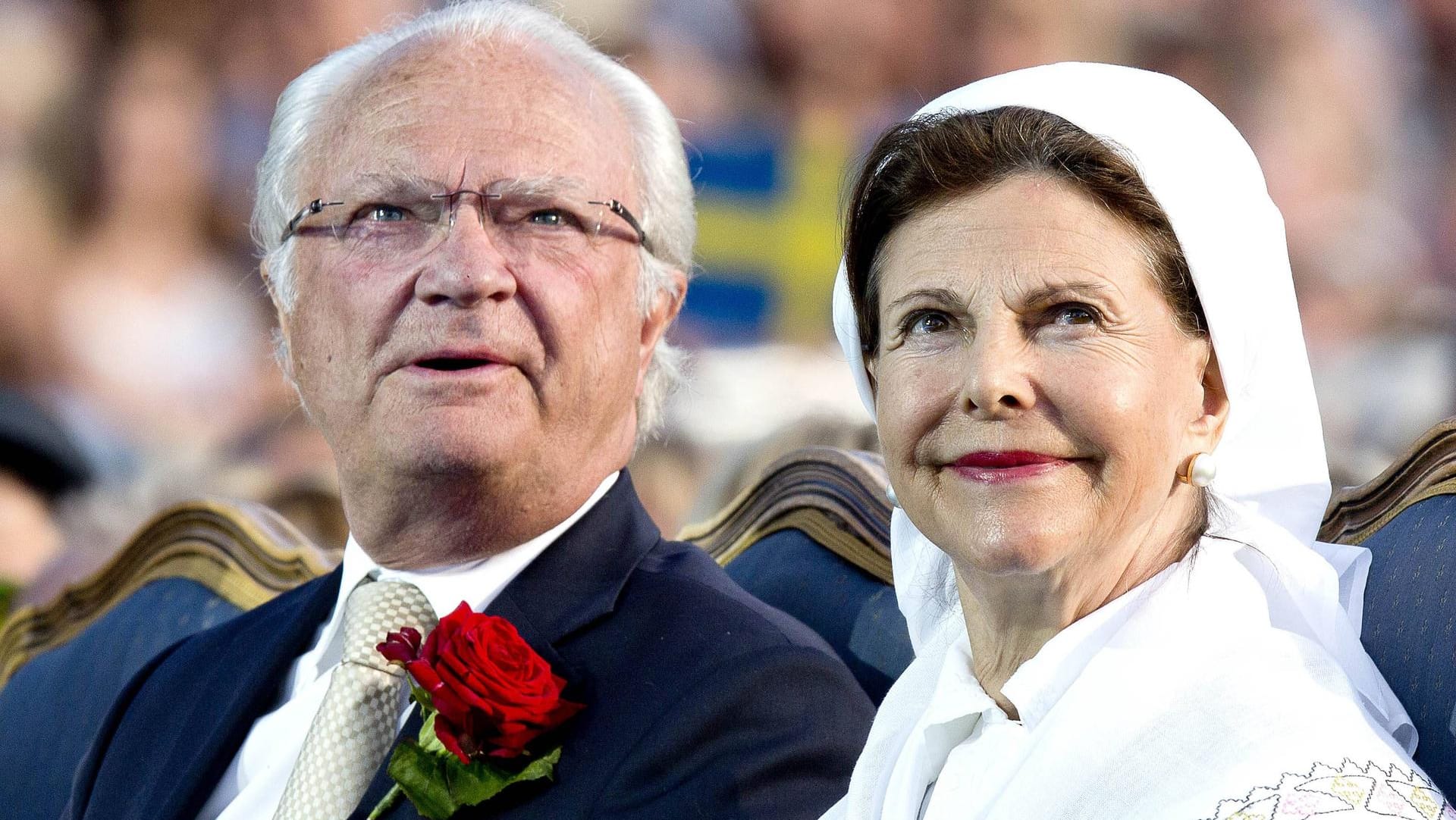 Seit 42 Jahren verheiratet: König Carl Gustaf und seine Silvia von Schweden.