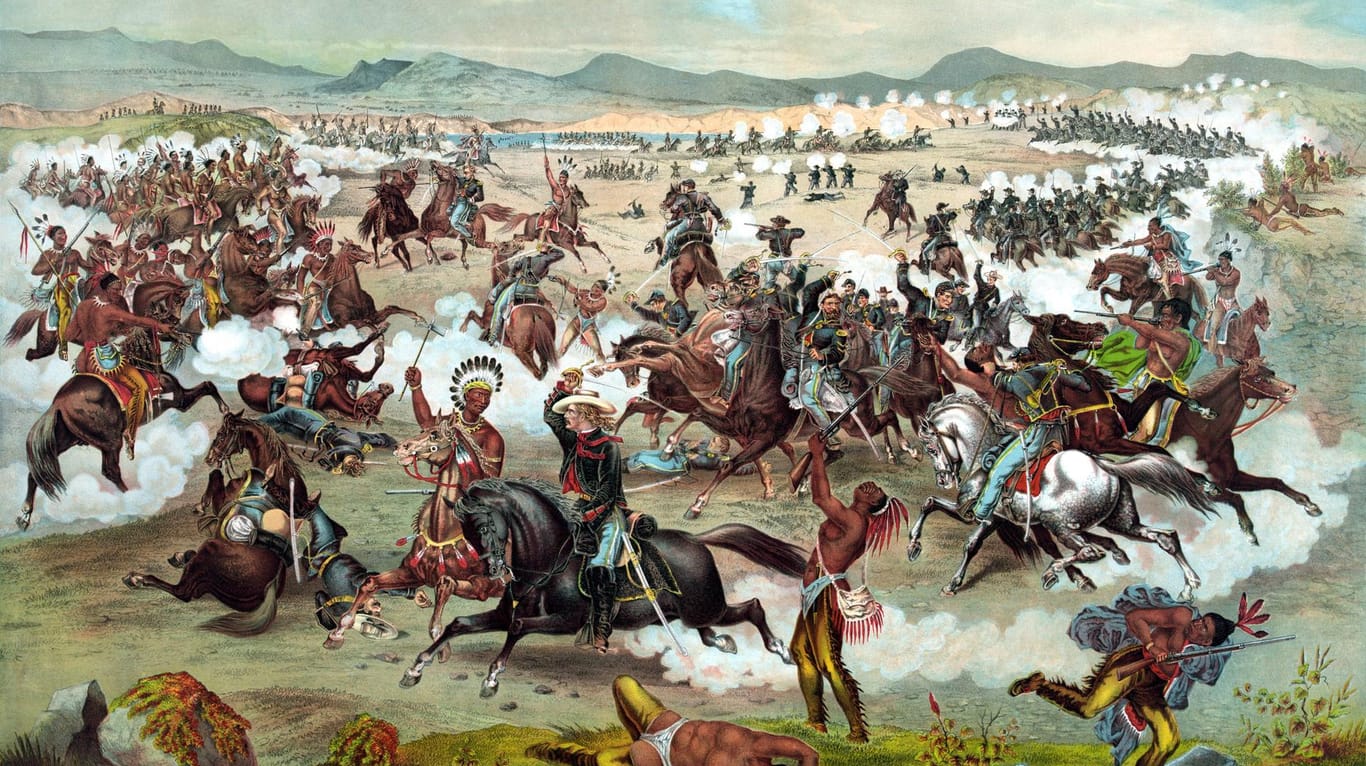 Schlacht am Little Bighorn: Ende Juni 1876 erlitt die US-Armee in Montana eine vernichtende Niederlage gegen eine Koalition verbündeter Stämme.