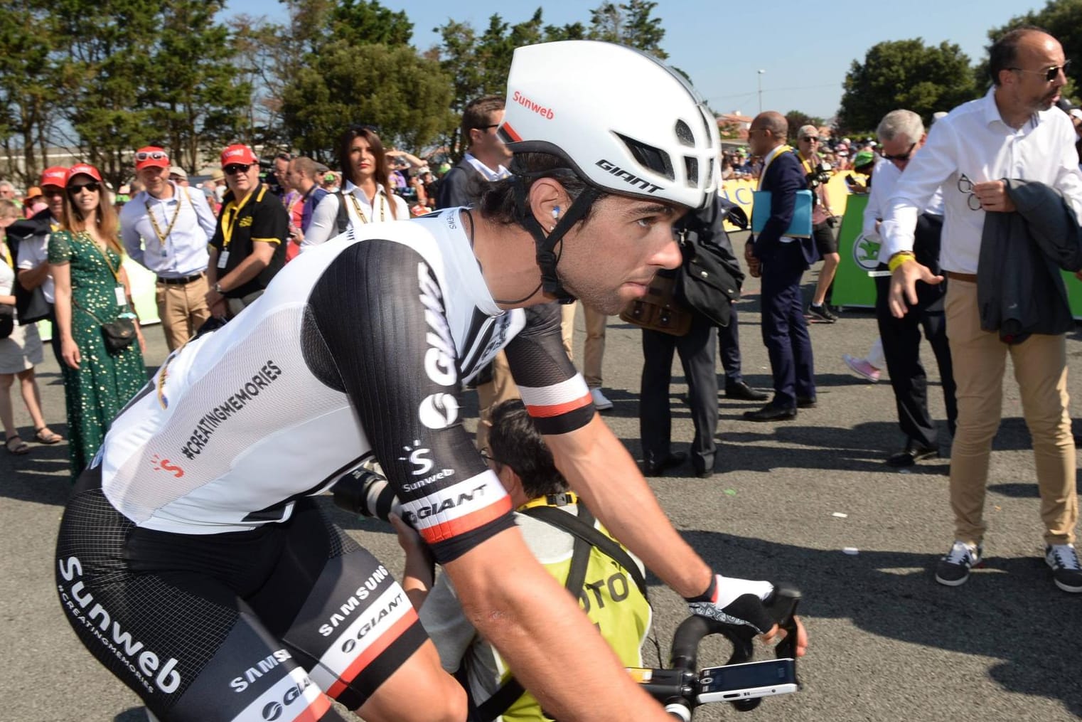 Michael Matthews vom Team Sunweb: Er musste vor der 5. Etappe aus der Tour aussteigen.