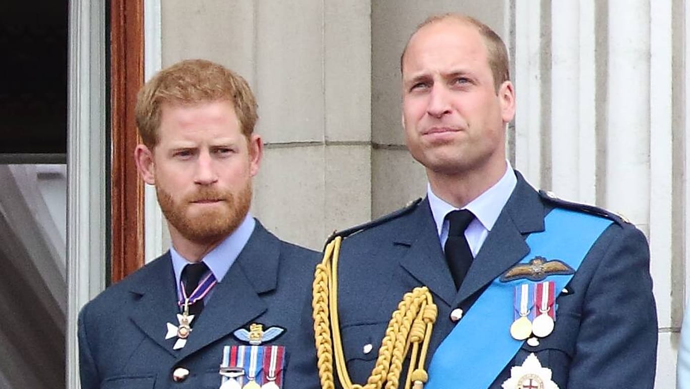 Prinz Harry und Prinz William: Im Fußball-Halbfinale hoffen sie natürlich auf England.