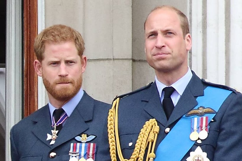 Prinz Harry und Prinz William: Im Fußball-Halbfinale hoffen sie natürlich auf England.