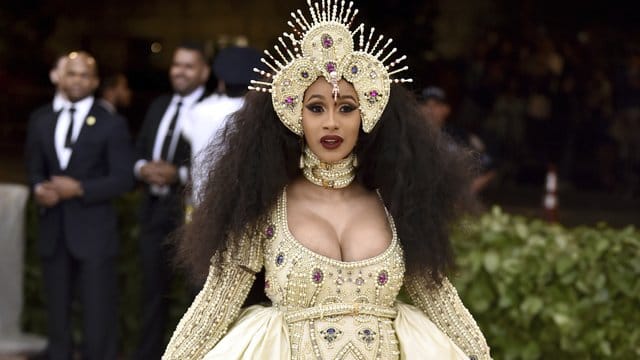 Die schwangere Cardi B im Mai bei Met Gala 2018 in New York.