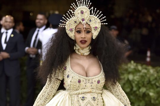 Die schwangere Cardi B im Mai bei Met Gala 2018 in New York.