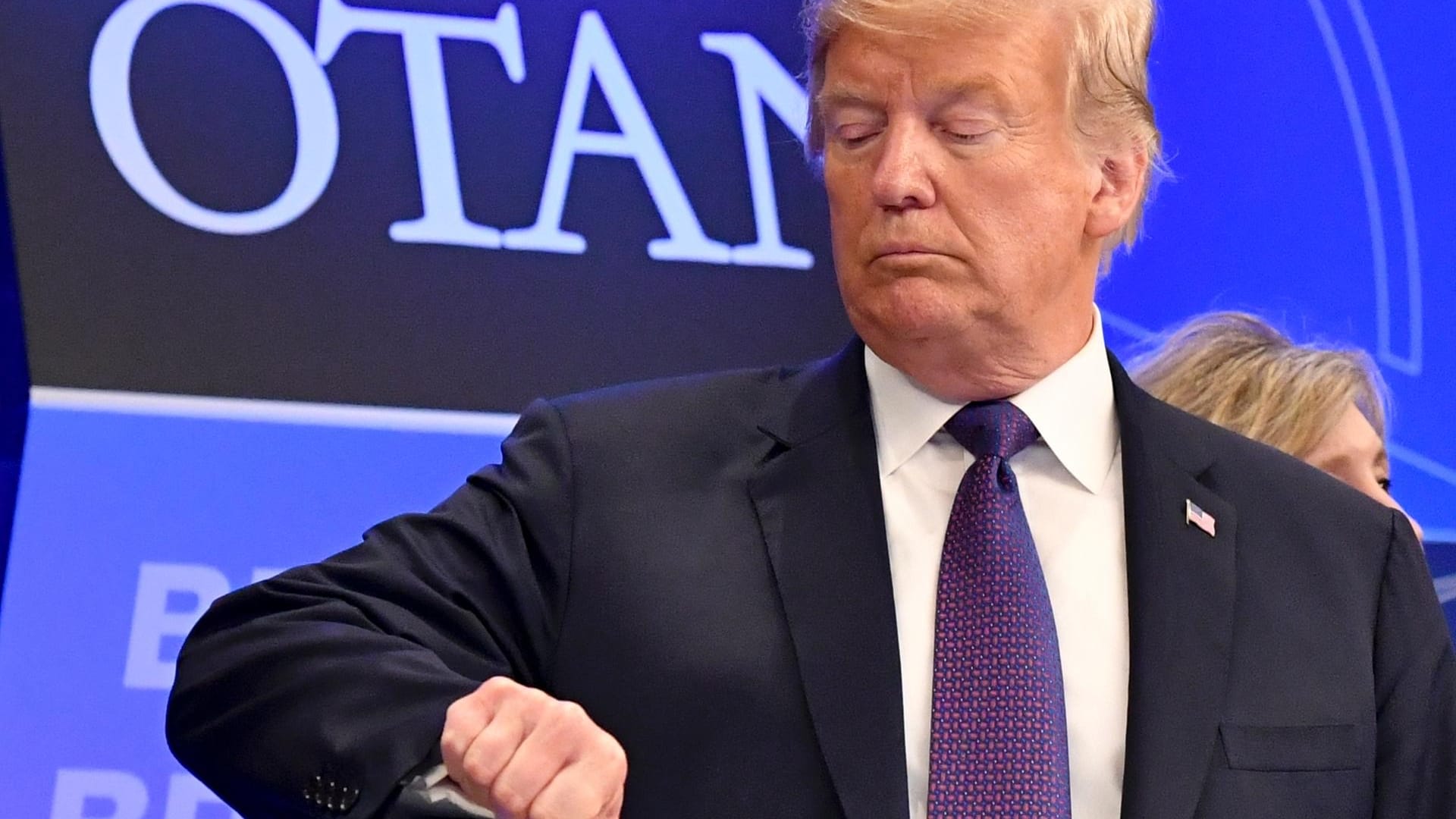 Donald Trump beim Nato-Gipfel
