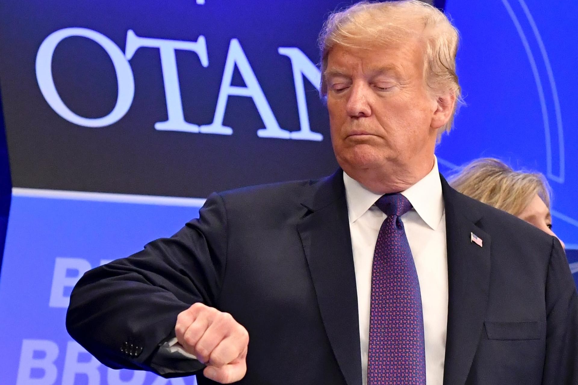 Donald Trump beim Nato-Gipfel