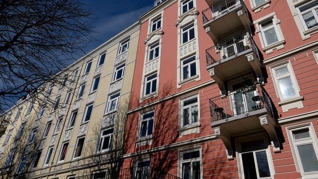 Mehrfamilienhäuser im Hamburger Stadtteil Eppendorf.