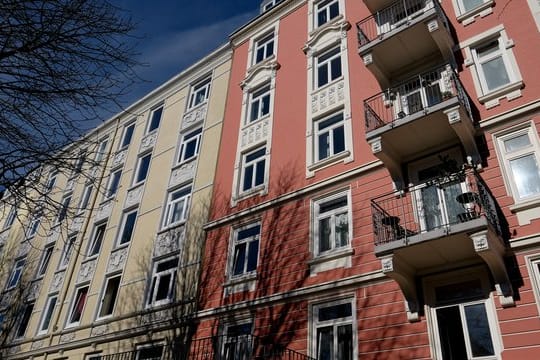 Mehrfamilienhäuser im Hamburger Stadtteil Eppendorf.