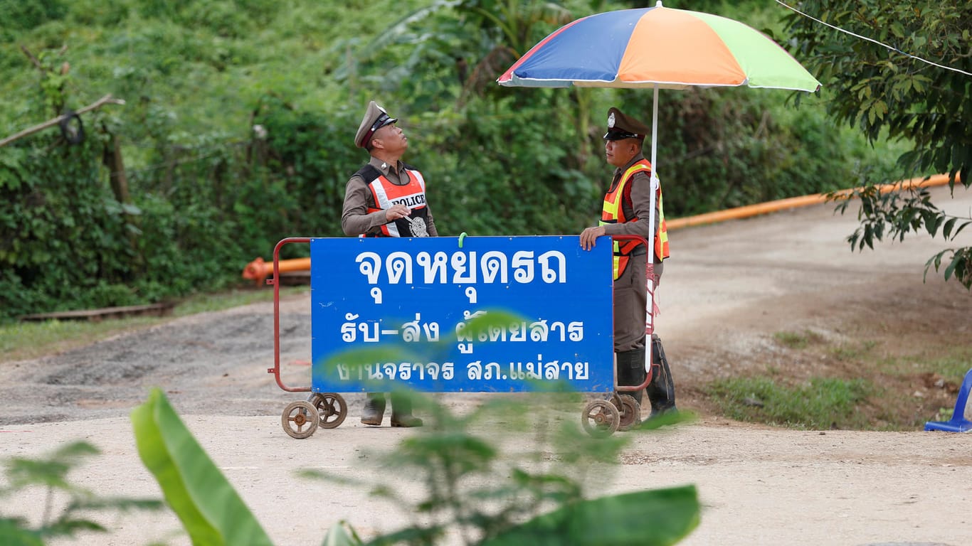 Ort des Geschehen: In dem Bereich an der Höhle in Thailand, wo sich die Kommandozentrale des Rettungsteams befand, soll ein Museum enstehen.