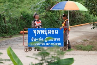 Ort des Geschehen: In dem Bereich an der Höhle in Thailand, wo sich die Kommandozentrale des Rettungsteams befand, soll ein Museum enstehen.