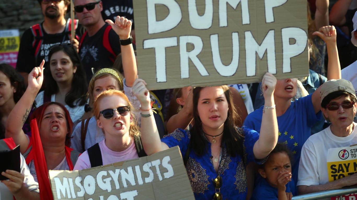 Proteste gegen Donald Trump: Am Freitag wollen 100.000 Menschen gegen den US-Präsidenten demonstrieren.