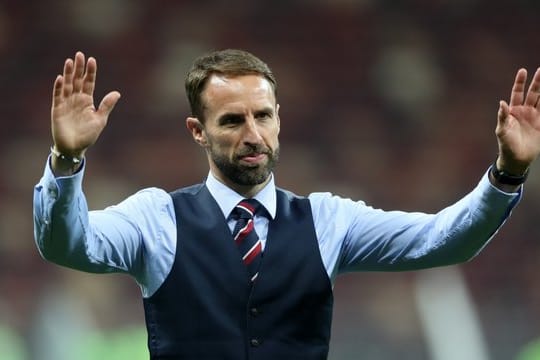 Gareth Southgate hat mit dem englischen Nationalteam große Erfolge bei dieser WM feiern dürfen.