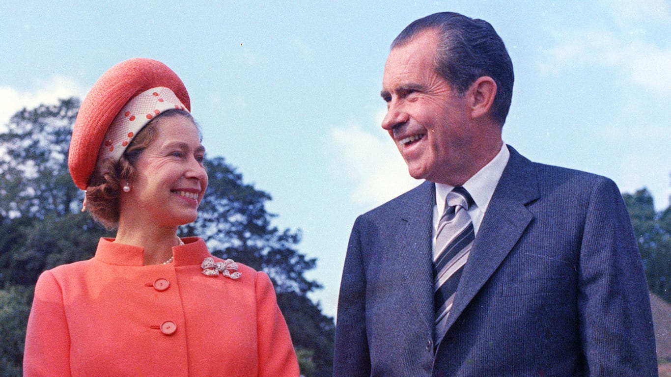 US-Präsident Richard Nixon suchte bei einem Treffen mit der Queen im Jahr 1970 offenbar auch einen Ehemann für seine Tochter.
