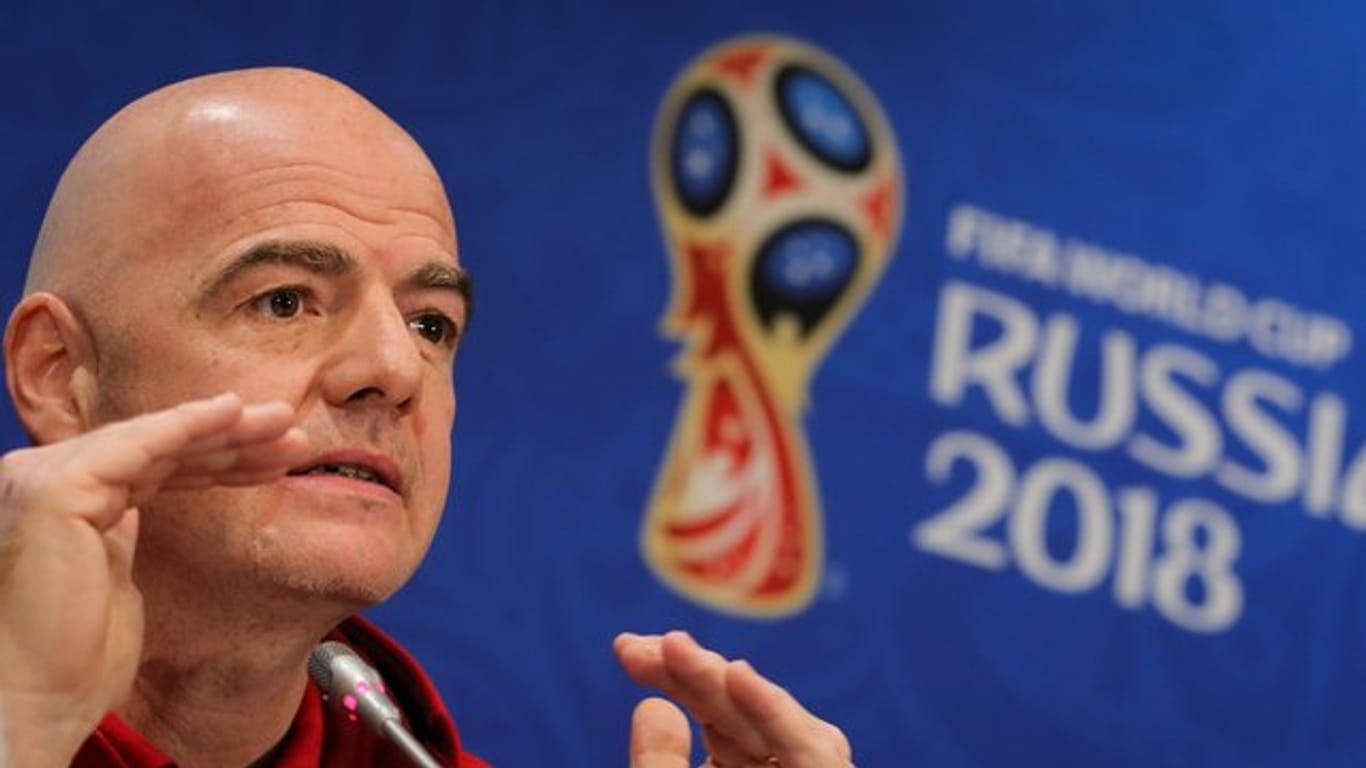 FIFA-Präsident Gianni Infantino ist mit der WM in Russland sehr zufrieden.