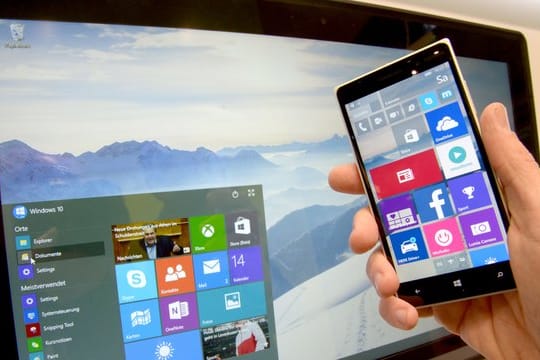 Das Betriebssystem Windows 10 für Smartphones und PC: Es werden wieder mehr PCs verkauft.