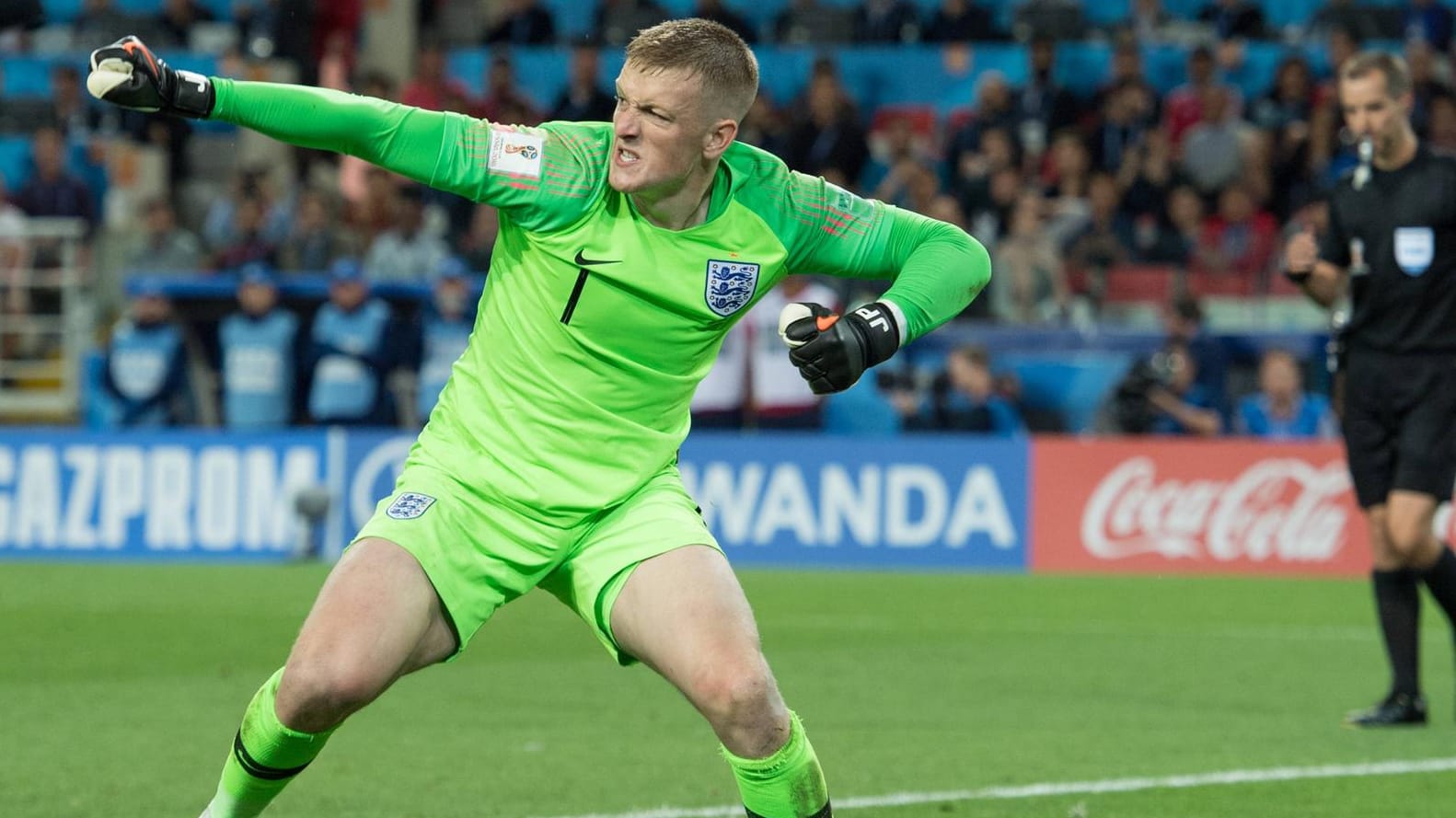 Hielt gegen Kolumbien einen Elfmeter: Jordan Pickford.