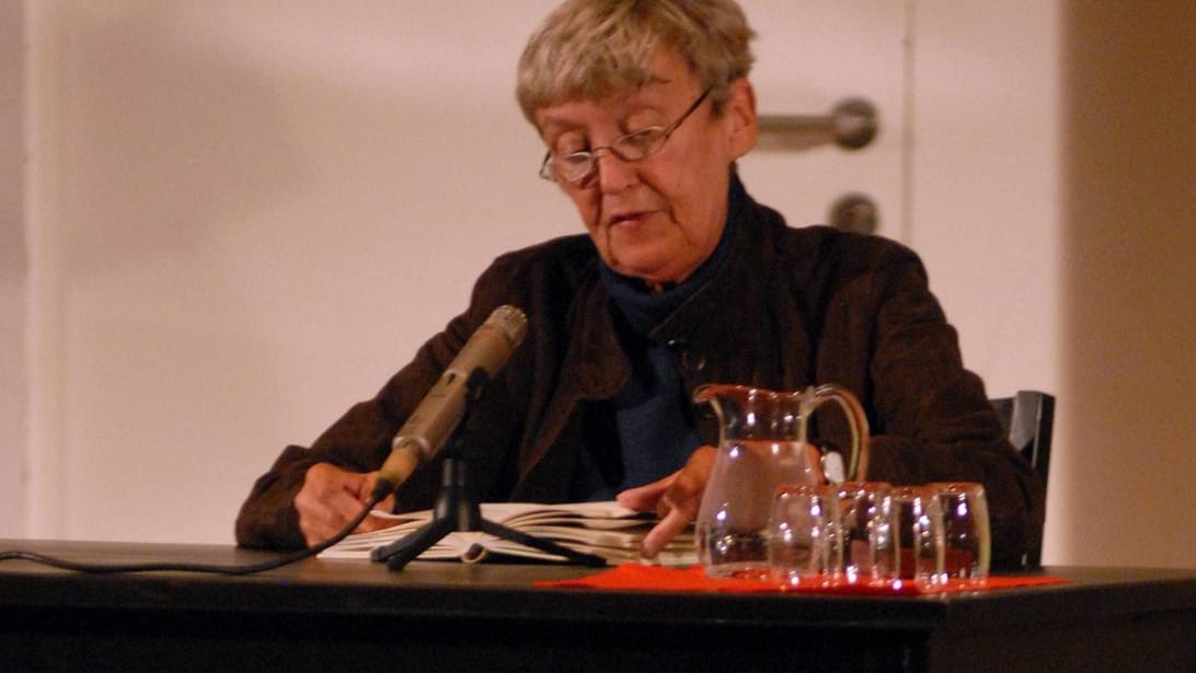 Christine Nöstlinger las bei der Eröffnung des Literaturfests in Salzburg 2009.