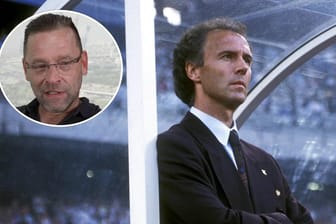 Legendäre Momente: Franz Beckenbauer an der Seitenlinie bei der WM 1990.