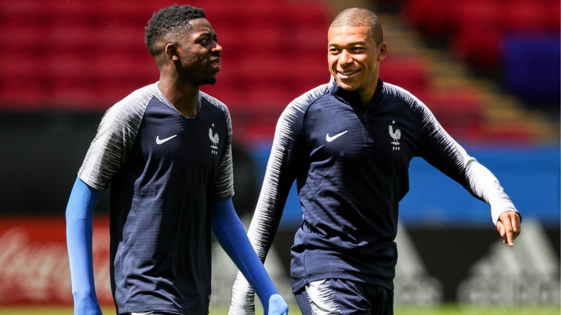 Gesichter der französischen Zukunft: Ousmane Dembélé (l.) und Kylian Mbappé.