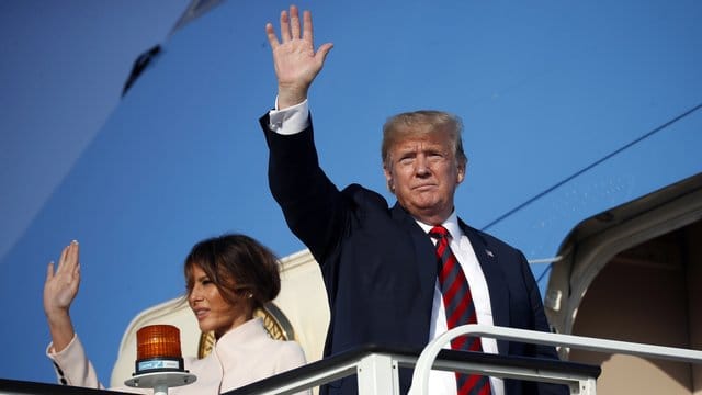 Weist weiter jede Beteiligung an dem mutmaßlichen Hackerangriff Russlands gegen seine Wahlkampfgegnerin Hillary Clinton von sich: US-Präsident Donald Trump. Weist weiter jede Beteiligung an dem mutmaßlichen Hackerangriff Russlands gegen seine Wahlkampfgegnerin Hillary Clinton von sich: US-Präsident Donald Trump.