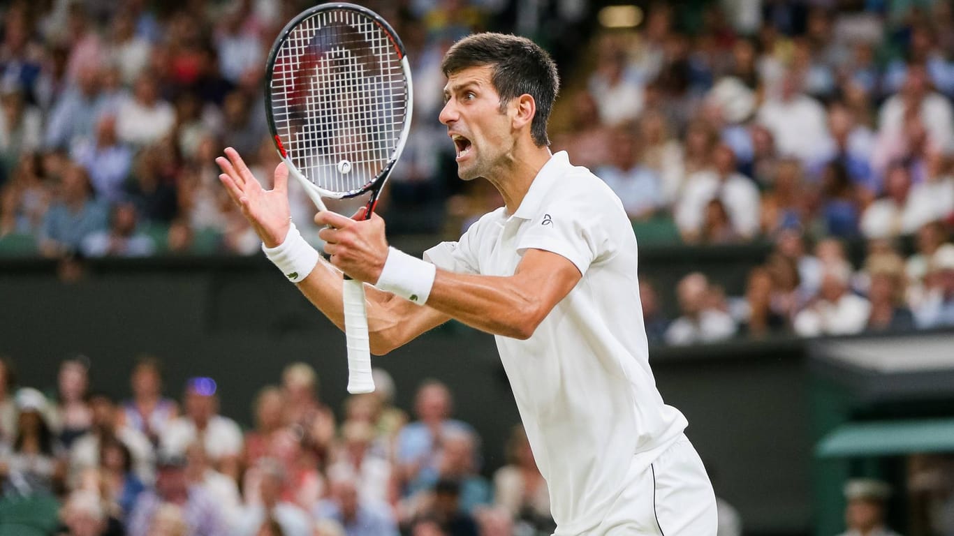 Novak Djokovic: Er haderte, er schimpfte – und schrie seine Freude über den Sieg heraus.